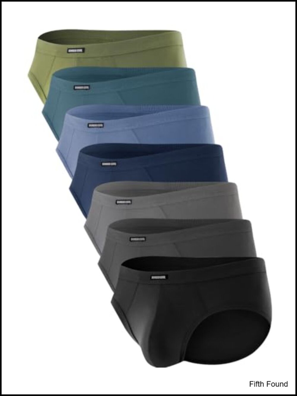 Men's Tagless Briefs with Contour Pouch, Moisture-Wicking Stretch Underwear